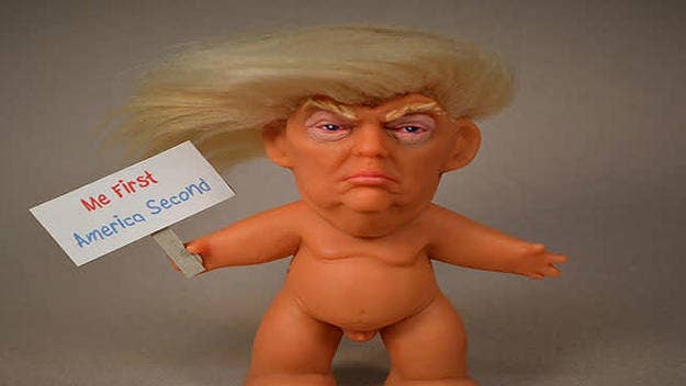 A former Disney employee went to Kickstarter to fund the mass production of Donald Trump Troll doll, but an NBC Universal copyright claim stopped him.