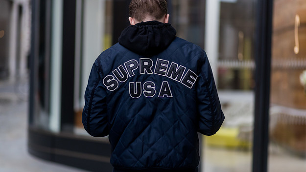 supreme monogram jacket