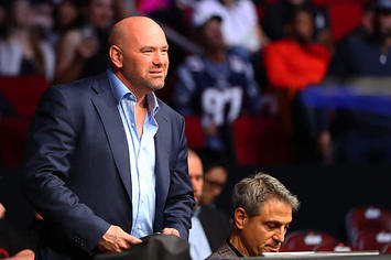 UFC president Dana White in attendance during UFC Fight Night at Toyota Center.