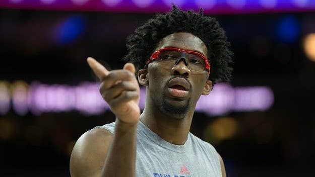 Joel Embiid shut down the rumors about him dating 'WAGS' star Olivia Pierson after she put up an Instagram post about the 76ers star on Tuesday.