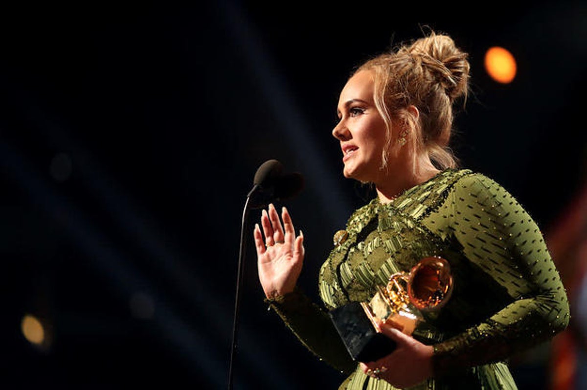 Watch Adele Praise Beyoncé While Accepting Album Of The Year For