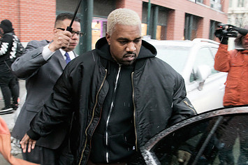 Kanye West is seen on February 12, 2017