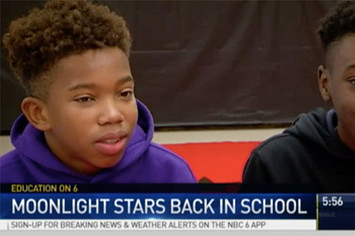 The stars of 'Moonlight' return to school