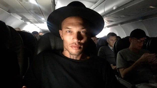 Jeremy Meeks, now a professional model, has been denied entry to the UK and reportedly deported back to the States.