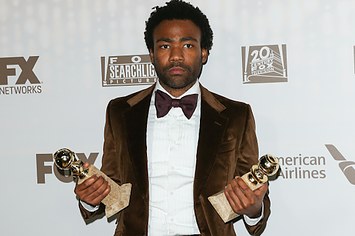 Donald Glover attends the FOX and FX's 2017 Golden Globe Awards