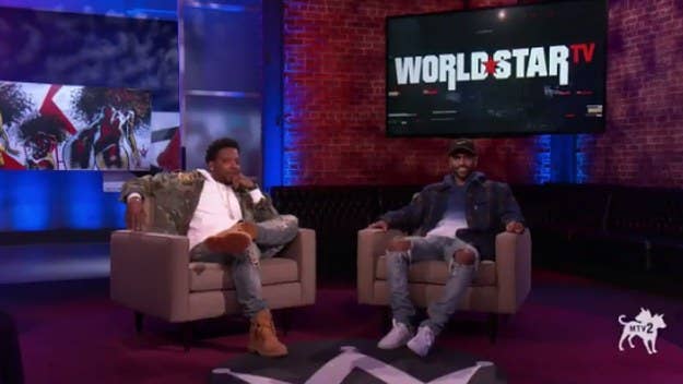 Big Sean is the latest guest to slide through World Star TV.