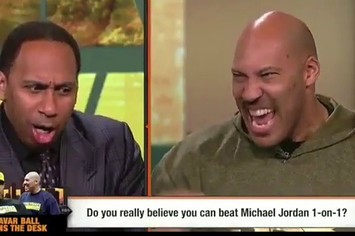 Stephen A. Smith and LaVar Ball on 'ESPN First Take.'