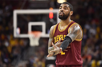 Kyrie Irving makes his case on court.