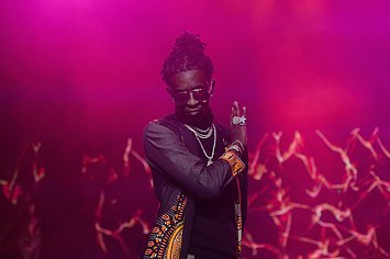 Young Thug performs onstage at 2016 V 103 Winterfest