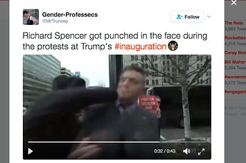 Richard Spencer getting punched
