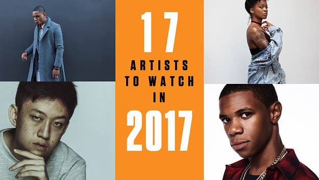 Starrah, Westside Gunn, and Conway are just a handful of the artists poised to do big things in 2017. Don't sleep.