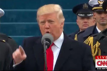 Donald Trump's Inauguration speech.