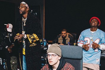 2 Chainz in Studio With Drake