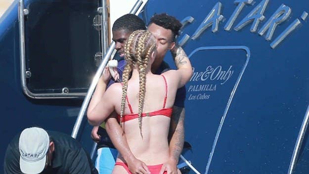 Iggy Azalea was spotted on a yacht with a new rumored love interest.