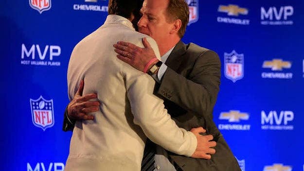 Roger Goodell says it wouldn't be awkward for him to hand Tom Brady the Lombardi Trophy if he wins Super Bowl LI. You buying that?