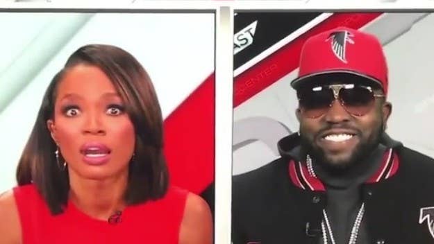 ESPN's Cari Champion asked Big Boi a question about his dog Halle Berry during a live 'SportsCenter' interview, and his response shocked her.