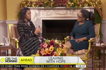 Michelle Obama and Oprah