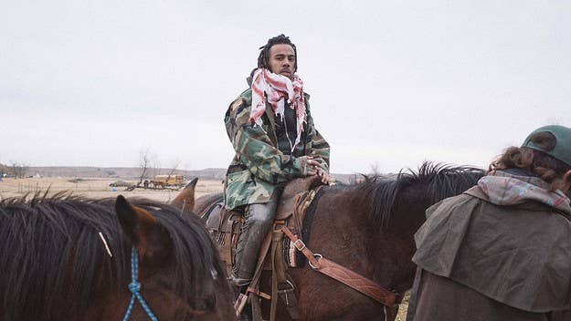 Rapper Vic Mensa opened up to Complex about what he heard, saw, and felt during his three days of protest at Standing Rock.
