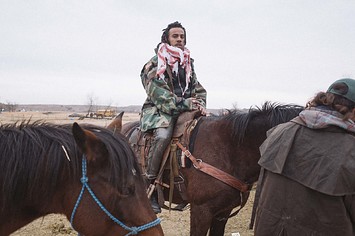 Vic Mensa at Standing Rock