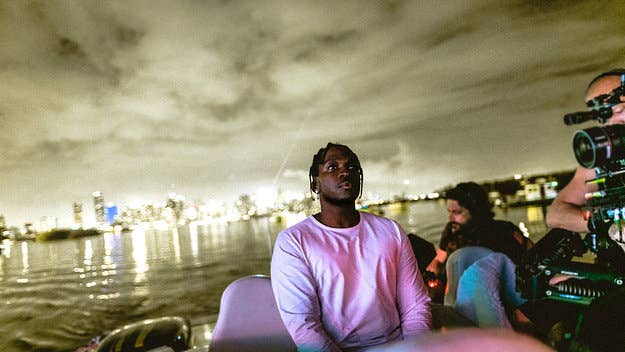 Pusha T discusses adidas sneaker collaboration at Art Basel Miami.