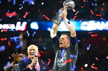 Tom Brady Super Bowl LI Vince Lombardi Trophy
