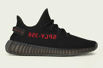 Yeezy 350 Boost V2 Black Red CP9652 Profile