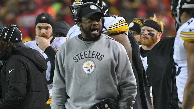 Antonio Brown was on Facebook Live on Sunday night when Steelers head coach Mike Tomlin delivered an angry post-game speech to his team.