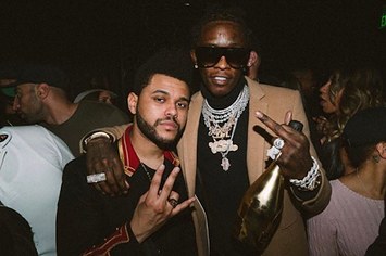 Young Thug and The Weeknd on IG