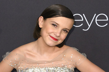 Millie Bobby Brown arrives at the 18th Annual Post Golden Globes Party