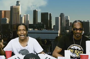 ASAP Rocky and Snoop Dogg