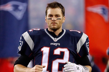 Tom Brady before a game.