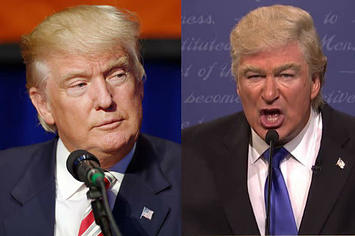Donald Trump and Alec Baldwin composite