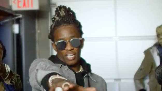 Young Thug has rolled out the official visual for "Guwop," featuring Quavo, Offset, Young Scooter, and more. 