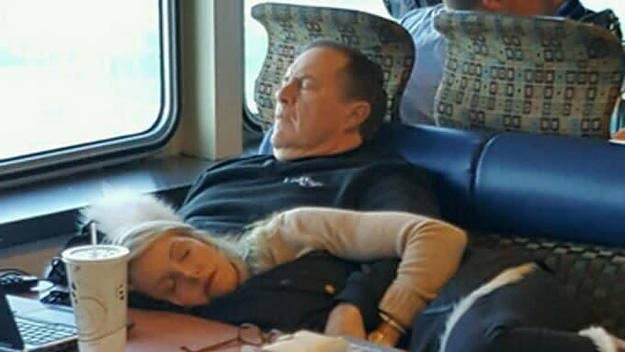 A Patriots fan who hated ESPN's DeflateGate coverage denied their request to use his sleeping Bill Belichick photo.