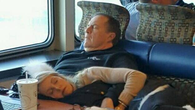 A Patriots fan who hated ESPN's DeflateGate coverage denied their request to use his sleeping Bill Belichick photo.