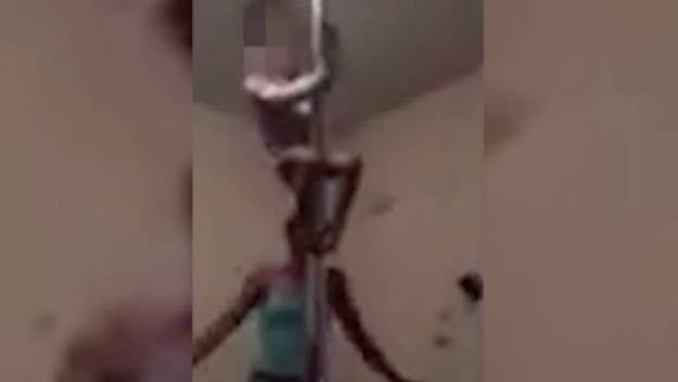 A mother has come under fire after a video of a toddler pole dancing went viral on social media.