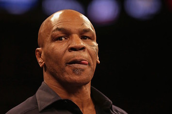 Mike Tyson up close and personal.