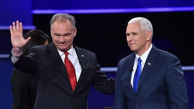 Tim Kaine and Mike Pence agree on ‘community policing’ because it's an empty buzz word.
