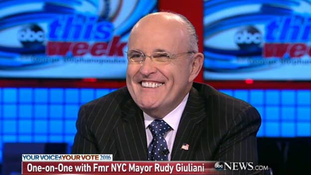Former mayor Rudy Giuliani doesn't think anything is wrong with Trump avoiding to pay his taxes. 