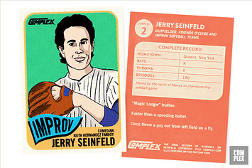 Jerry Seinfeld Baseball Card Oral History of Baseball Seinfeld II