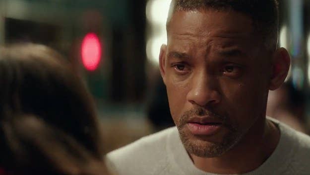 Will Smith is back in emotional drama mode in the first trailer for 'Collateral Beauty,' which opens in December.