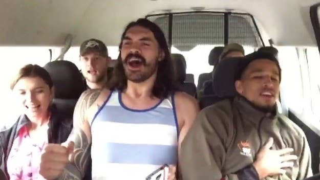 Thunder center Steven Adams spotted singing Backstreet Boys during a car ride in New Zealand.