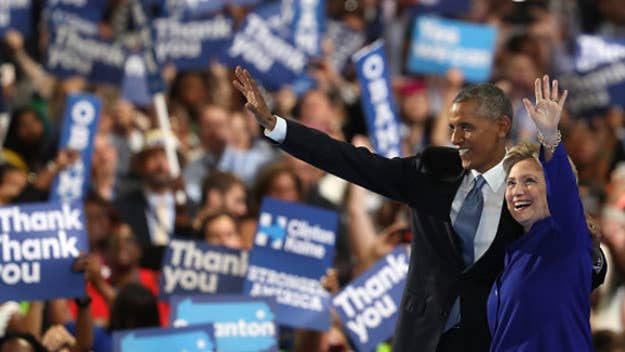 Barack Obama gave an electrifying endorsement of Hillary Clinton and passed the baton in an historic moment at the DNC.
