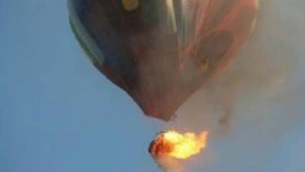 16 people in a hot air balloon were killed after it crashed and caught on fire.