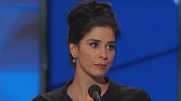 Sarah Silverman’s Twitter account was hacked Wednesday, and the perpetrator shared an anti-Hillary Clinton message.