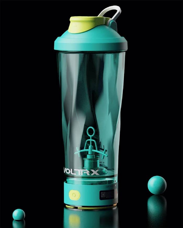 Love life, love sports, love voltrx electric shaker bottle