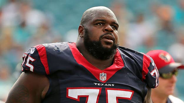 Vince Wilfork, a 325-point nose tackle for the Texans, tells people he’s a gynecologist when they ask him if he’s an NFL player.