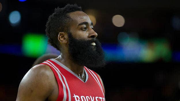 Moses Malone’s son was allegedly attacked outside of a Houston strip club, and he believes James Harden’s entourage was involved.