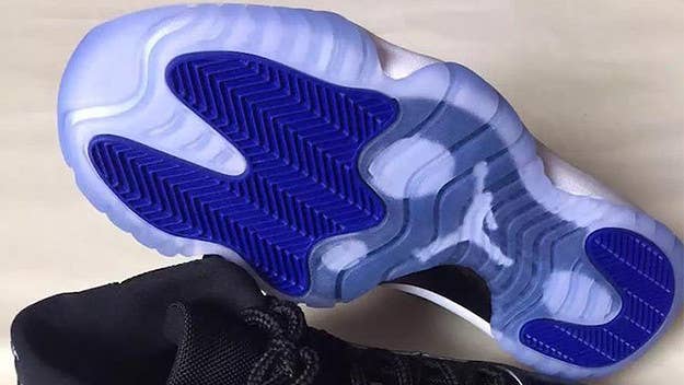 New images seem to confirm the "45" detail on the 2016 "Space Jam" Air Jordan XI Retro.
