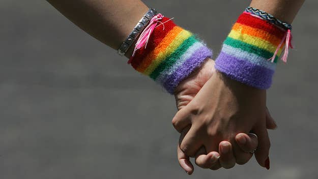 He said the child wouldn’t “do as well” in a homosexual home, the couple claims.